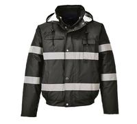Portwest Iona Winter Bomber Jacket Waterproof Reflective S434