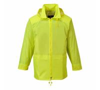 Portwest S440 Classic Rain Jacket Durable Waterproof Vented Hood Work Wear