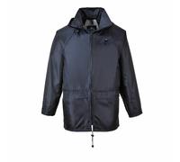 Portwest S440 Classic Rain Jacket Durable Waterproof Vented Hood Work Wear