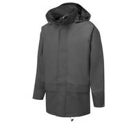 Portwest S450 Sealtex Classic Jacket Long Sleeve Waterproof Concealed Stud | Black, Small, EN 343 Class 4:1, UPF 50+, Regular Fit, Polyester, Double Storm Flap, Pack Away Hood, Secure Storage, 2 Pockets