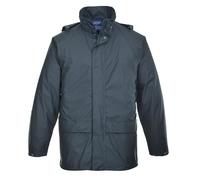 Portwest S450 Sealtex Classic Waterproof Rain Jacket Breathable Workwear Navy