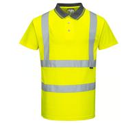 Portwest S477 Hi-Vis Polo Shirt High Visibility Texpel Quality Workwear Size L