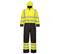 Portwest S485 Hi-Vis Contrast Winter Coverall | Waterproof | Quilted Liner