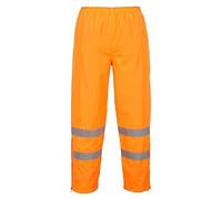 Portwest S487 Hi-Vis Breathable Rain Trousers Waterproof Double PU Coated