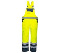 Portwest S488 Hi-Vis Waterproof Bib and Brace Overalls Reflective