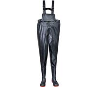 Portwest Chest Wader S5 44/10 Black Size: 10 Colour: Black, Size: 10 10