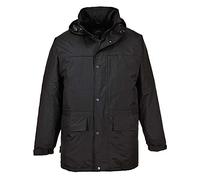Portwest S523 Oban Winter Jacket Fleece Lined Stud Front Opening Waterproof