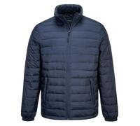 Portwest S543 Insulated Lightweight Baffle Work Jacket | Insulatex Fill, Zip Pocket, Elasticated Cuffs, Branding Access