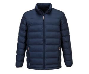 Portwest S546 KX3 Ultrasonic Tunnel Jacket Heat-Sealed Insulated Water-Resistant Windproof Lightweight InsulatexPro Lining Elasticated Cuffs Adjustable Hem Multi-Pocket Design Workwear, Navy, XL