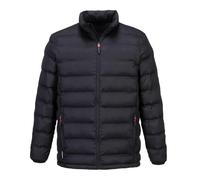 Portwest S546 KX3 Ultrasonic Tunnel Jacket Long Sleeve Internal Storm Flap | Black, 2X Large, Secure Fit, Water and Wind Resistant, Insulatex Pro Lining, Heat Sealed Seams, Elasticated Cuffs, Workwear