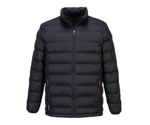 Portwest S546 KX3 Ultrasonic Tunnel Jacket Long Sleeve Internal Storm Flap | Black, 2X Large, Secure Fit, Water and Wind Resistant, Insulatex Pro Lining, Heat Sealed Seams, Elasticated Cuffs, Workwear