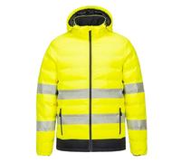 Portwest S548 Hi-Vis Ultrasonic Heated Tunnel Jacket Long Sleeve 6 Pockets