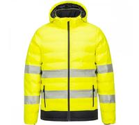 Portwest S548 Hi Vis Ultrasonic Heated Tunnel Jacket Yellow/Black Size 3XL