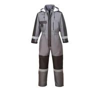Portwest S585 Winter Coverall 1 X Waterproof Double Knee Machine Washable | EN 343 Class 3:1, EN 17353, EN 342, Secure Fit, Side Zip Leg Opening, Inner Ribbed Cuffs, 3 Chest Pockets, Reflective Tape