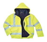 Portwest S773 Bizflame Rain Hi-Vis FR Winter Bomber Jacket Flame Resistant