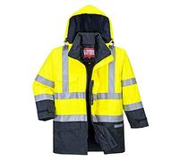 Portwest S779 Bizflame Rain Hi-Vis Constrast FR Jacket Waterproof PU Coated