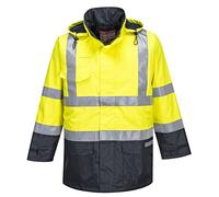 Portwest S779 Bizflame Rain Hi-Vis Constrast FR Jacket Waterproof PU Coated