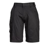 Portwest S797 Womens Combat Shorts Polycotton Six Pockets Black