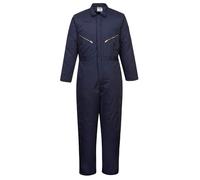 Portwest S816 Orkney Insulated Coverall Padded Elasticated Waist Polycotton | Navy, 3X Large, UPF 40+, EN 342, Regular Fit, Back Patch Pocket, 2 Chest Pockets, Zip Closure, Zip Front, Workwear