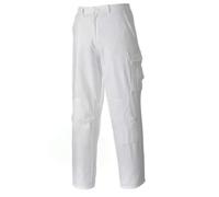 Portwest S817 Elasticated Painters Workwear Protection Trousers White Tall X-Lrg