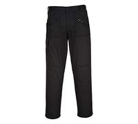 Portwest S887 Comfort Reinforced Knee Action Trouser Black, 36