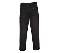 Portwest S887 Comfort Reinforced Knee Action Trouser Black Tall, 42