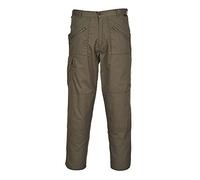 Portwest S887OGT40 Action Trouser, Tall, Size: 40, Olive Green