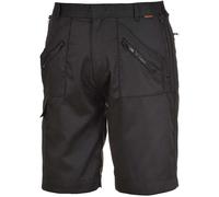Portwest S889 Multi Pocket Action Cargo Summer Men's Work Shorts Black Sml - 4XL