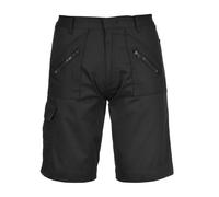 Portwest S889 Action Shorts Multiple Pockets Durable Cargo Work Pants - Black