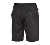 Portwest Action Shorts S889 – Elasticated Workwear Safety – Black L