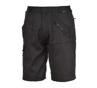 Portwest S889 Multi Pocket Action Cargo Summer Men's Work Shorts Black Sml - 4XL