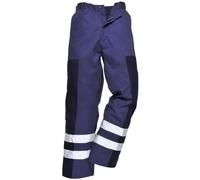 Portwest S918 Iona Ballistic Trousers Durable Polycotton Navy Workwear Pants