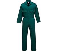 Portwest S999 Men's Work Coveralls - Protective Polycotton Work Overalls Durable Workwear Boiler Suit for Mechanics Warehouse Garages DIY Bottle Green, XX-Large