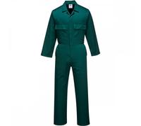 Portwest S999 Euro Work Boilersuit Bottle Green Size: M Colour: Green, M 31"