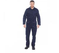 Portwest S999 Euro Work Boilersuit Navy Size: 3XL Colour: Navy, Size: 3XL 33"