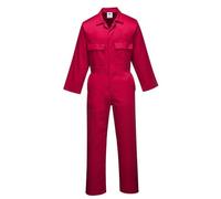 Portwest S999 Euro Work Polycotton Coverall Red XL Reg Leg Reg
