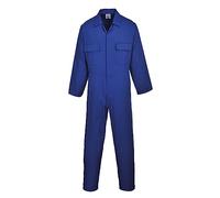 Portwest S999 Men's Work Coveralls - Protective Polycotton Work Overalls Durable Workwear Boiler Suit for Mechanics Warehouse Garages DIY Royal Blue, 3X-Large