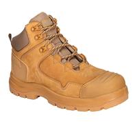 Portwest Safety Boots Apex Side-Zip/Laces S3S Nubuck Leather Steel Toe Work Size