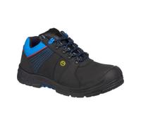 Portwest Safety Shoe Compositelite Protector S3 ESD HRO FD27, Black Blue, 9 UK