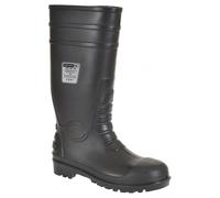 Wellington Boot S5 Steel Toe and Midsole Portwest Total Safety FW95