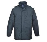 Portwest Sealtex Classic Waterproof Jacket. Navy Raincoat. S450