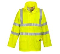 Portwest Sealtex Flame Hi-Vis Jacket, Color: Yellow, Size: Small, FR41YERS