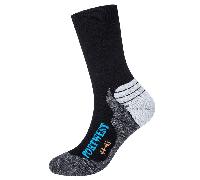 Portwest SK24 Bamboo Hiker Sock Black UK10-13 Colour: Black, Size: 10- 10-13