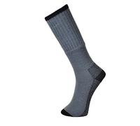 Portwest SK33 Work Sock (3 Pack) Padded Soles Cushioned Heel 9 Gauge Liner