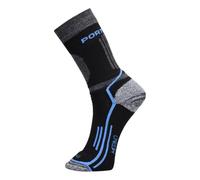 Portwest SK34 Winter Merino Wool Sock Reinforced Heel | 28cm calf height, mesh ventilation, cushioned sole, soft grip cuff