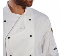 Portwest Somerset Chefs Jacket Colour: White, Size: 2XL