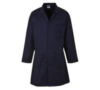 (2XL, Navy) Portwest Standard Workwear Lab Coat (Medical Health)