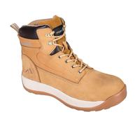 Portwest Steel Nubuck Leather Mid Boot S3 HRO Lightweight Breathable FW32