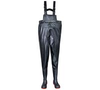 Portwest Steel PVC Chest Wader S5 FO Waterproof Safety Protective FW74