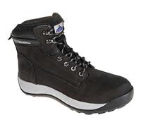 Portwest Steelite Constructo S3 HRO Nubuck Safety Boots Black Size 10